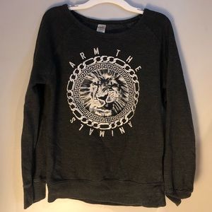 Arm The Animals Lion Sweatshirt